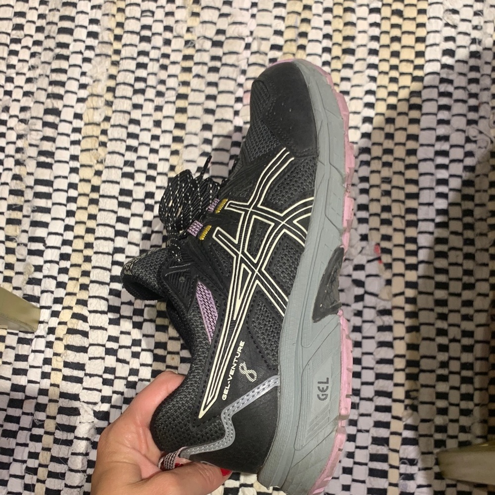 Black and Gray Running Shoes
